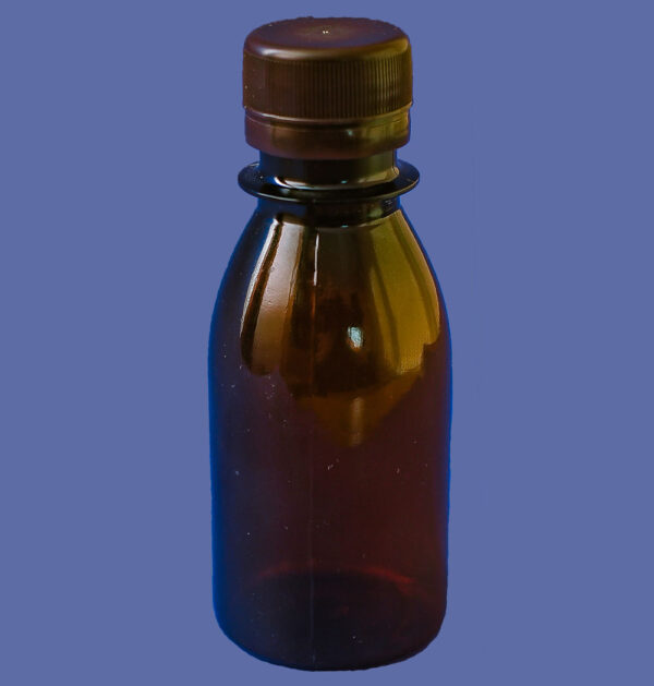 Бутылка 0.1 л, горло BPF 28мм коричневая