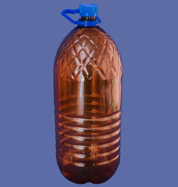 Бутылка 3,0л c ручкой (ребро) горло BPF 28мм коричневая