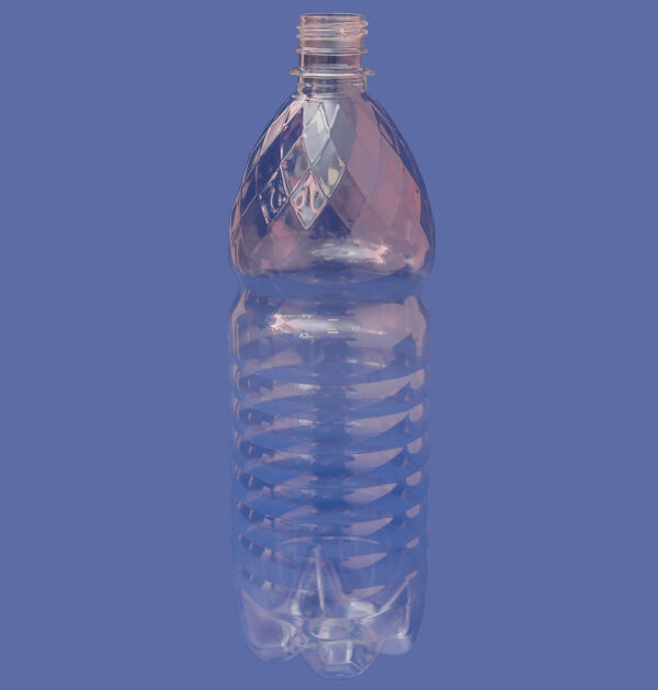 Бутылка 1,0.л(ребро) горло BPF 28мм прозрачная